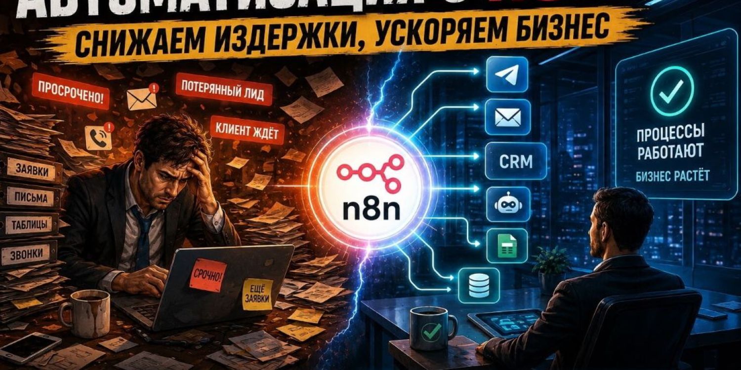 Автоматизация с n8n: снижаем издержки и повышаем скорость