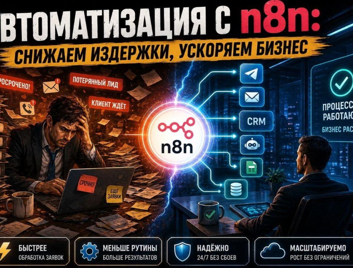 Автоматизация с n8n: снижаем издержки и повышаем скорость